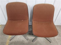 Brown Cushioned Chairs