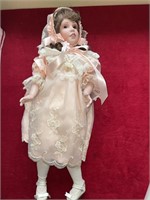 Porcelain collectors doll