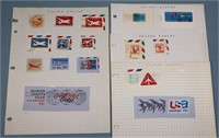 Air Mail Stamp Cut Squares