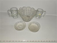 Glass serving Bowls and more