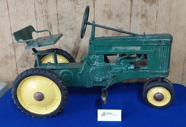 Pedal Tractors; Jewelry; Knives; & Collectables