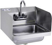 Stainless Steel Sink 43cm x 38cm with Faucet