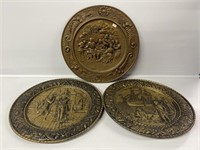 Brass hammered Decorative Wall plates