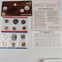1985 Uncirculated D & P Mint Sets