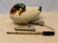Complete Mallard Duck roasting bowl.