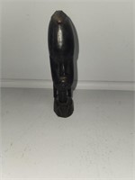 Black color wood 5" Women head Hand carved in