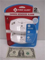 First Alert Carbon Monoxide Alarm 2 Pack in