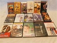 9 DVD's and 6 VHS tapes incl some unopened
