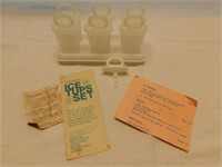 Vintage Tupperware Ice Tups set.