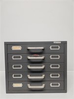 Neumade 5 Drawer Metal Filing Cabinet