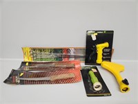BBQ Skewers, Hunting Knife, Hose Nozzles,