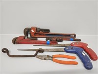 Ritco Pipe Wrench, Saws, Pliers