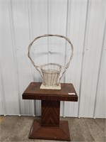 White Basket and Table