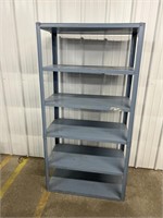 Blue Metal Shelving Unit