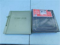 Photo album and scrap book.