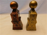2 coin banks from Northwestern Banks.