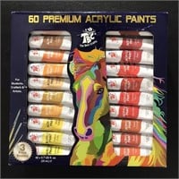 60 premium acrylic paints