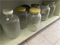 Glass jars