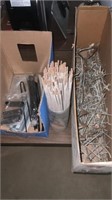 Peg Board Brackets, Welding Rods, Stakes, etc