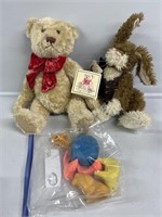 Teddy Bear, Rabbit, bath toys