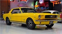 1966 FORD MUSTANG COUPE - YELLOW