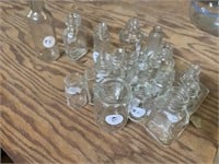 Small glass bottles