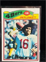 1977 Topps Jim Plunkett 49ers Football Card #331