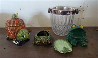 Turtle Cookie Jar, Planters & More