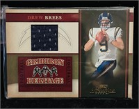 Drew Brees Gridiron Heritage Jersey Card