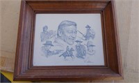 Framed John Wayne