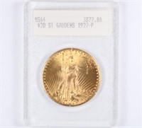 1927 Gold $20 St Gaudens Blanchard MS64