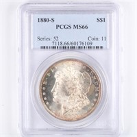 1880-S Morgan Dollar PCGS MS66