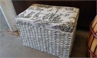 Wicker Storage Trunk