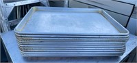 12 X MONEY ALUMINUM BAKING PANS 13" X 18"