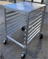 ALUMINUM CART 20.5" X 26" X 31.5" H