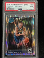 2018  Optic Michael Porter Jr. #182 Shock PSA 9