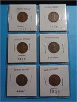 6 - WHEAT CENTS