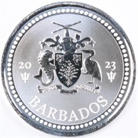 2023 Silver 1oz Barbados Trident