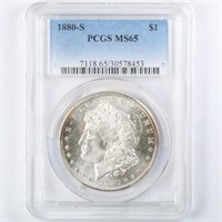 1880-S Morgan Dollar PCGS MS65