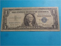 1957 BLUE SEAL $1 SILVER CERTIFICATE