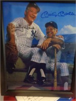 8X10 SIGNED W CRT LTR-WHITEY FORD & MICKEY MANTLE