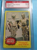 GRADED CARD - 1977 STAR WARS - THREEPIO & FRIEND