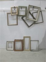 Ten Wood Picture Frames Largest 22.5"x 27"