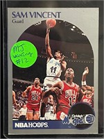 1990-91 NBA Hoops SAM VINCENT Michael Jordan  #12
