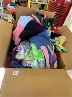 HUGE BOX FLEECE SQUARES AND OTHERS FOR QUILTING