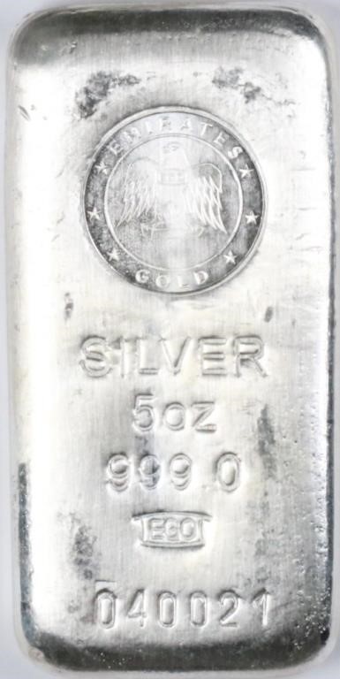 Silver 5oz Bar