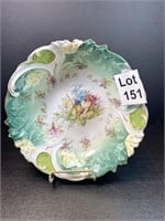 Antique China Floral Mold Bowl