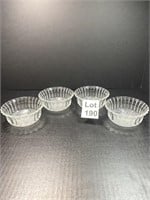 Set of Four Dessert Dishes