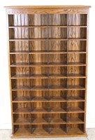 Solid Oak 40-Compartment Pigeon Hole