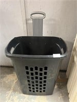 Laundry Hamper Like New With Wheels
